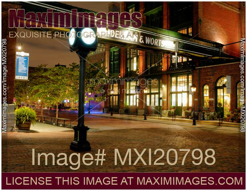 The Distillery Historic District in Toronto