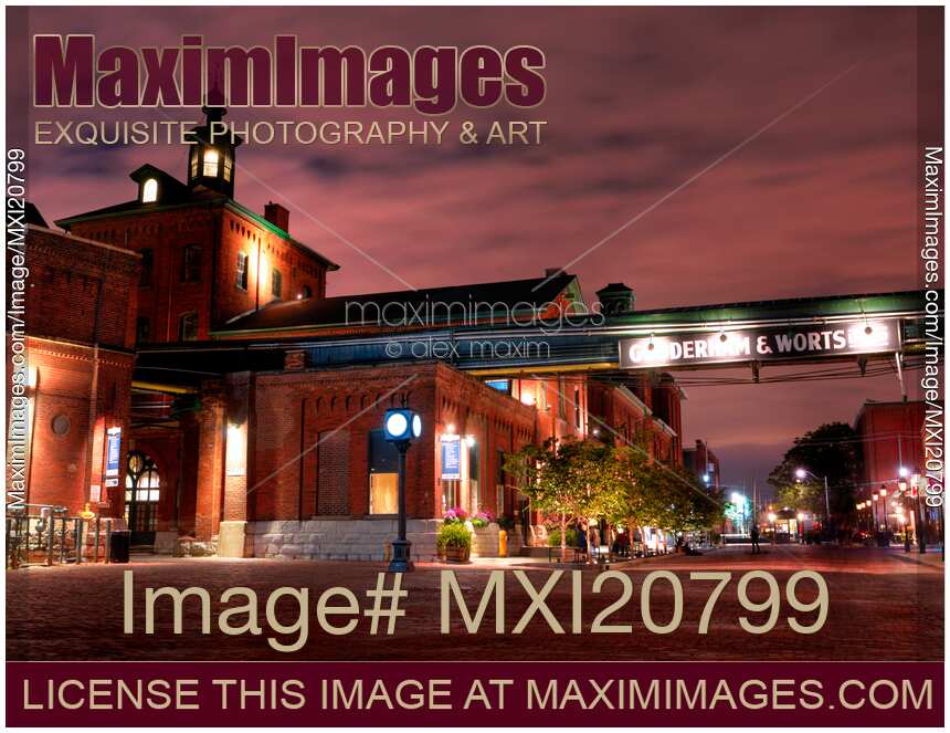 The Distillery Historic District in Toronto