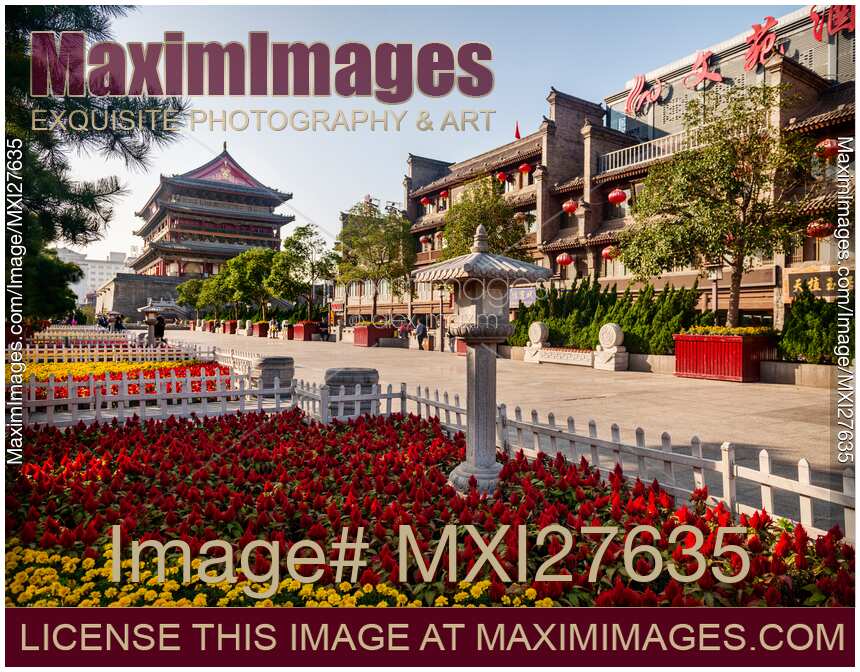 The Drum Tower in Xi'an China