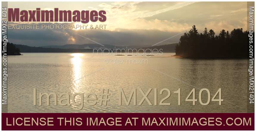 The Lake of Two Rivers at Dawn