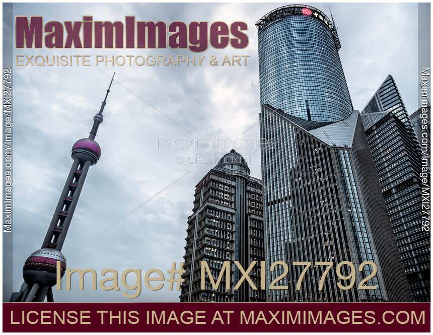 The Oriental Pearl TV Tower in Shanghai