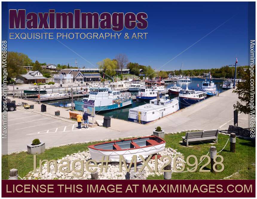 Tobermory harbour Ontario Canada