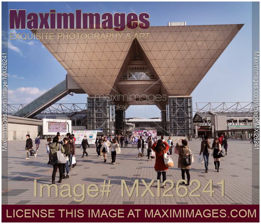 Tokyo Big Sight Exhibition Center during Anime Japan