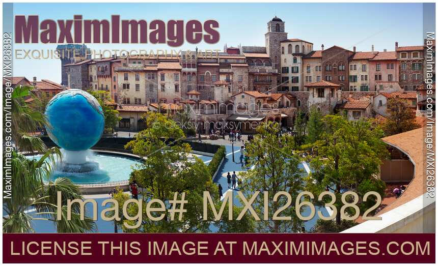 Tokyo Disneysea theme park entrance