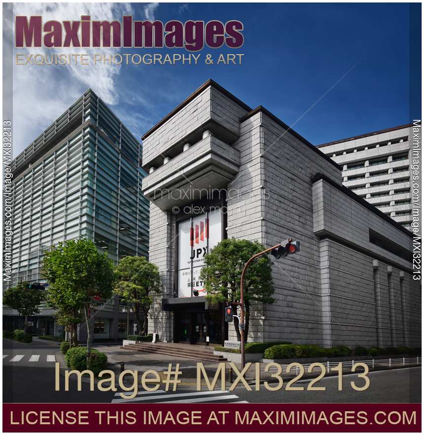 Tokyo Stock Exchange JPX main building Japan