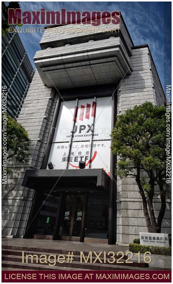 Tokyo Stock Exchange main building facade Tōshō