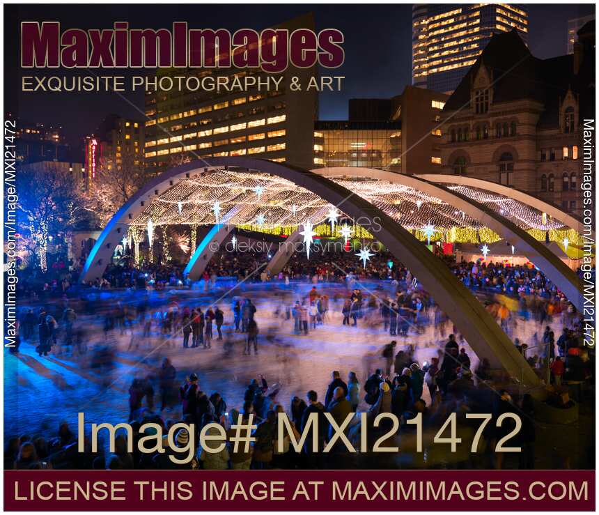 Toronto Nathan Phillips Square Ice Rink
