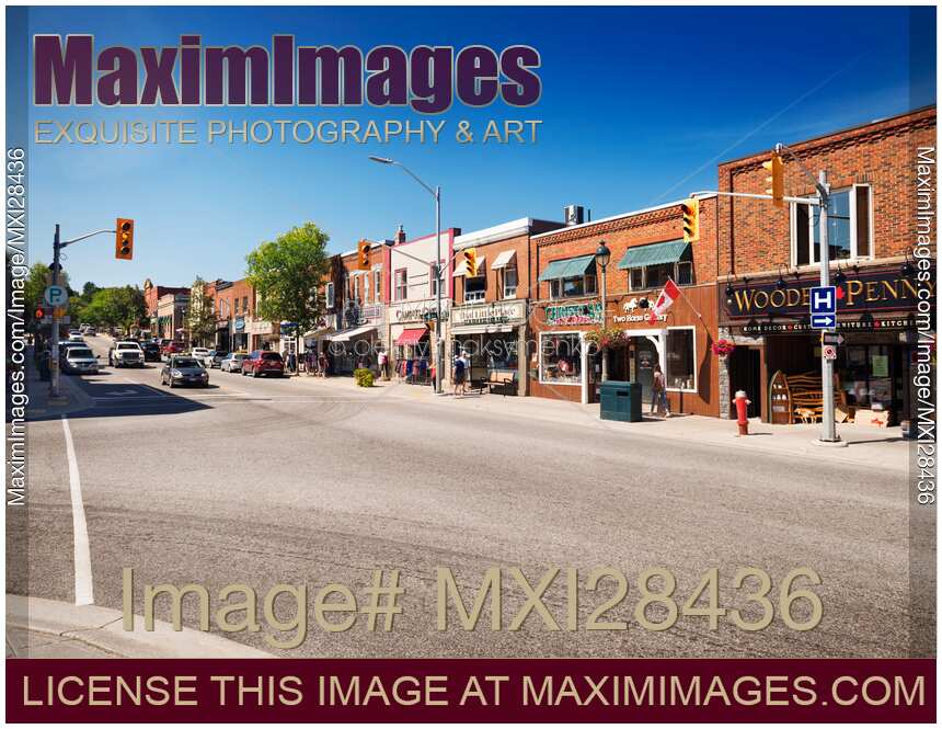 Town of Huntsville Downtown Muskoka Ontario