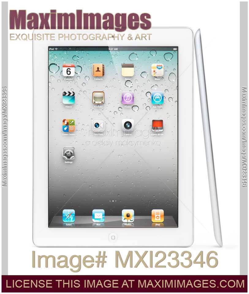 Two Apple iPad 2 Tablet Computers