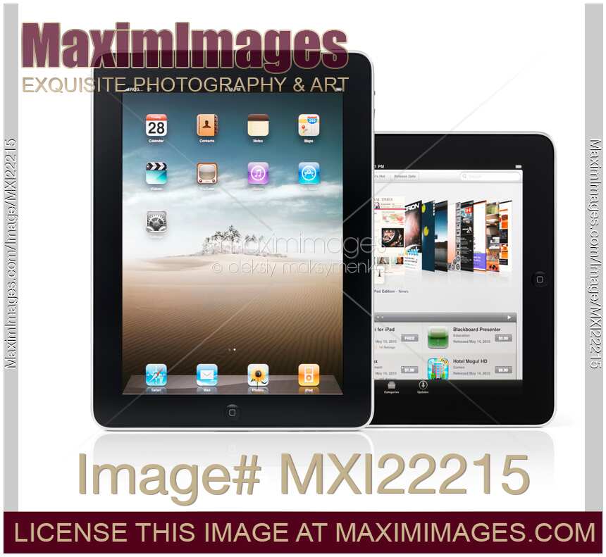 Two Apple iPad 3G Tablets
