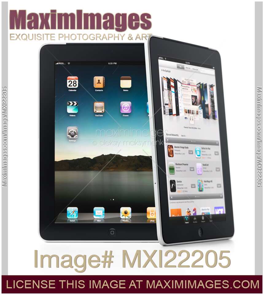 Two Apple iPads 3G Tablets