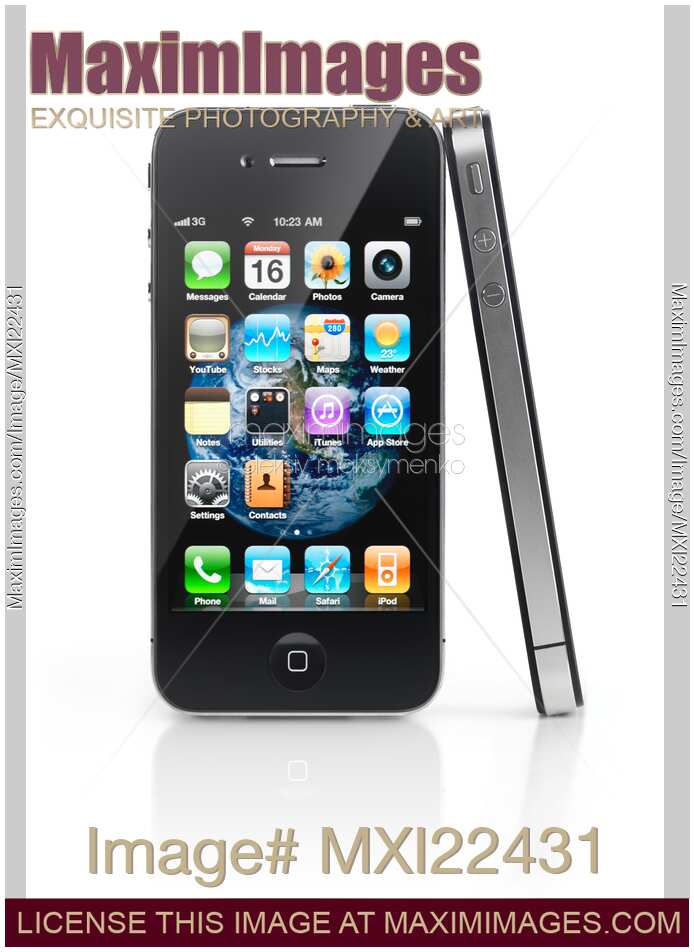 Two Apple iPhone 4 Smartphones