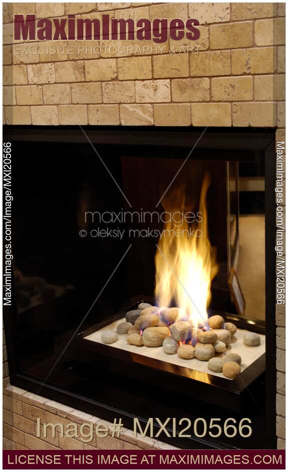 Two-side Gas Fireplace Home Decor