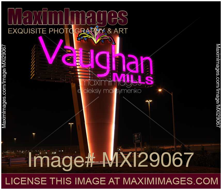 Vaughan Mills Neon Sign