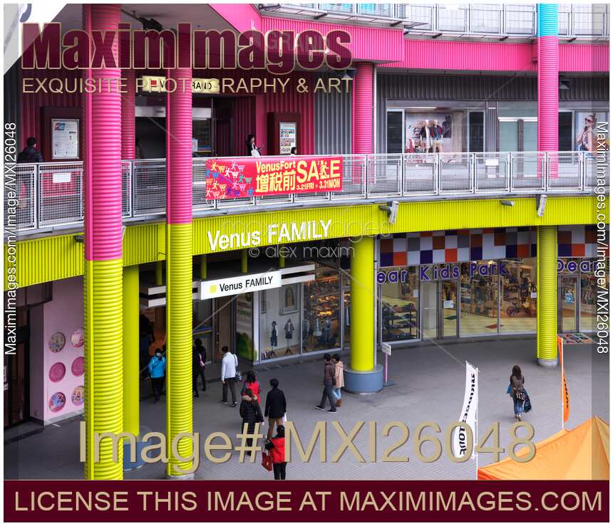 Venus Fort shopping mall in Odaiba Tokyo