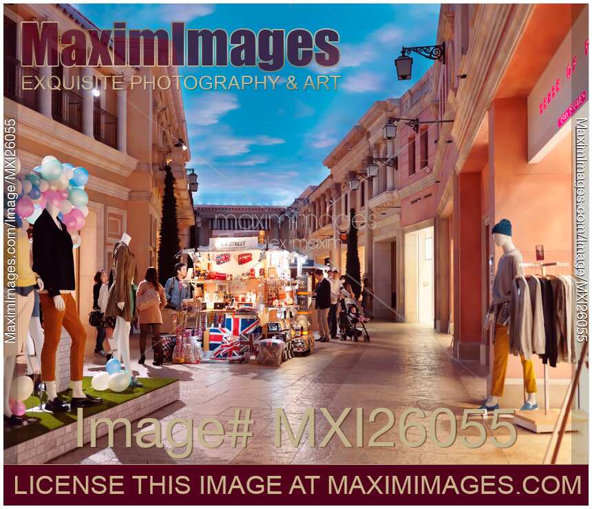 Venus Fort Venice themed shopping mall in Japan