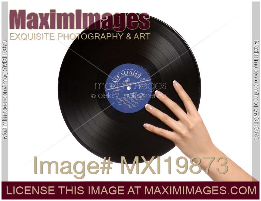 Vinyl Record in Hand