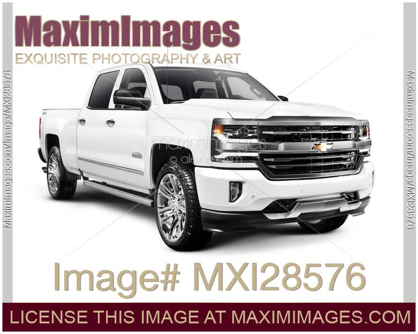 White Chevrolet Silverado 1500 Pickup Truck