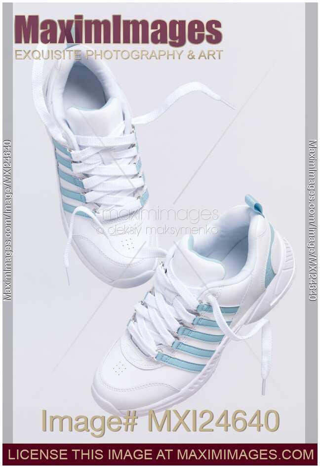 White sports shoes