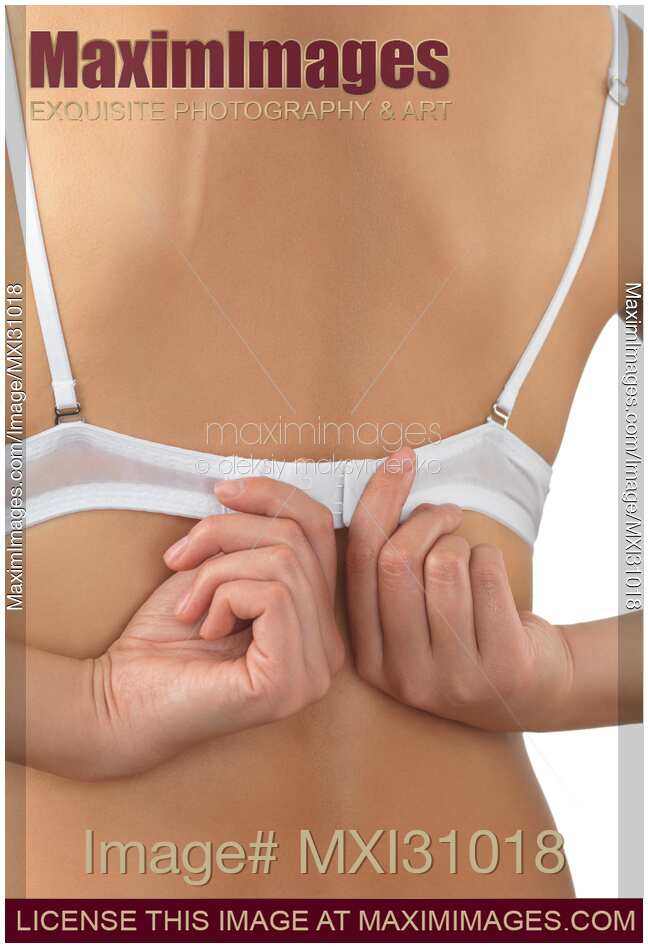 Woman Fastening a Bra