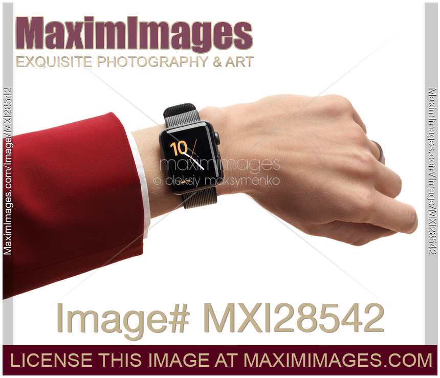 Woman hand with Apple Watch