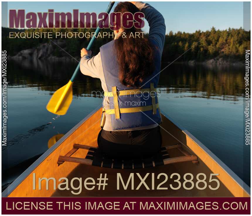 Woman in a Canoe