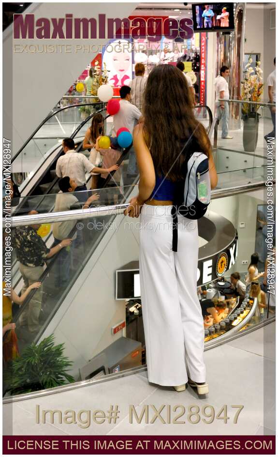 Woman in a Shopping Mall
