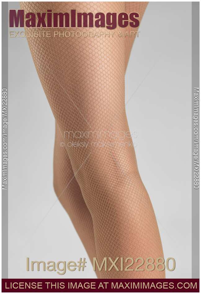 Woman Legs in Pantyhose