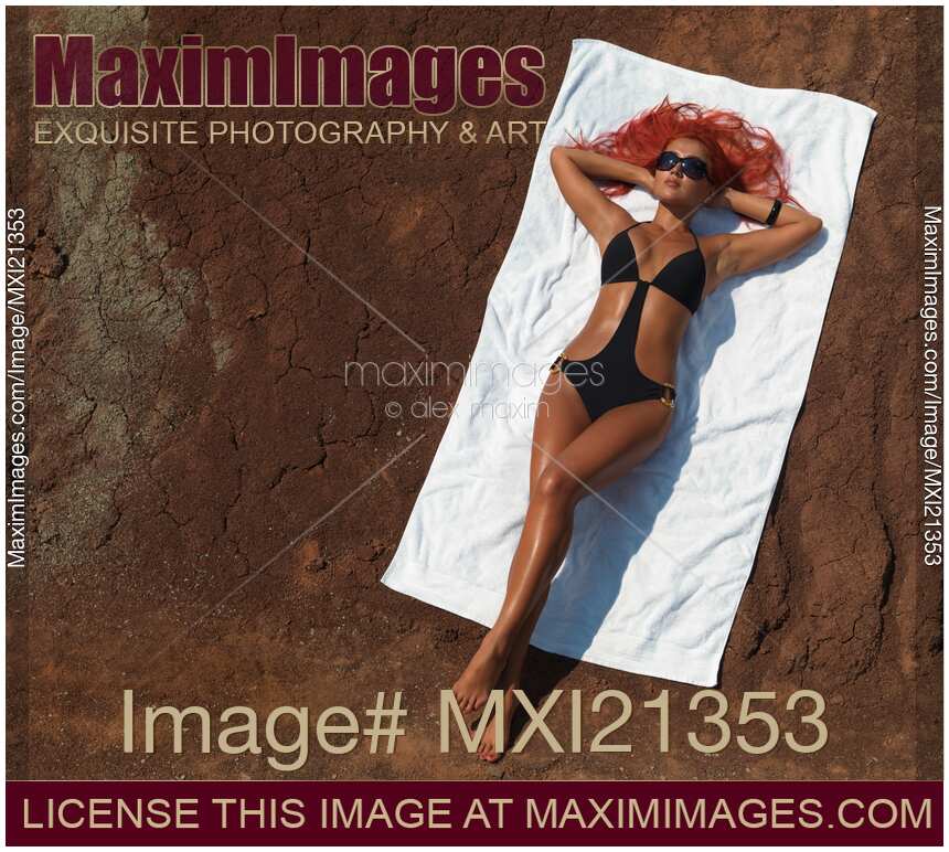 Woman Sunbathing