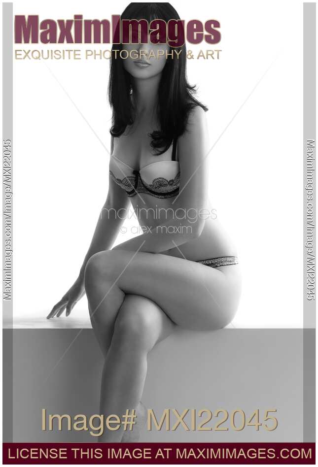 Woman Wearing Lingerie