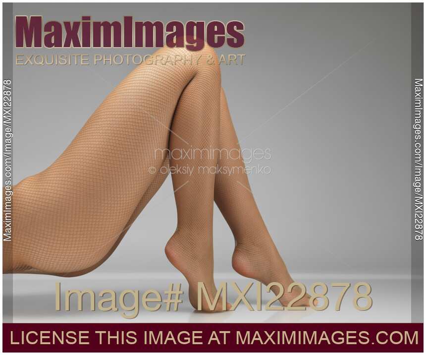Woman Wearing Pantyhose
