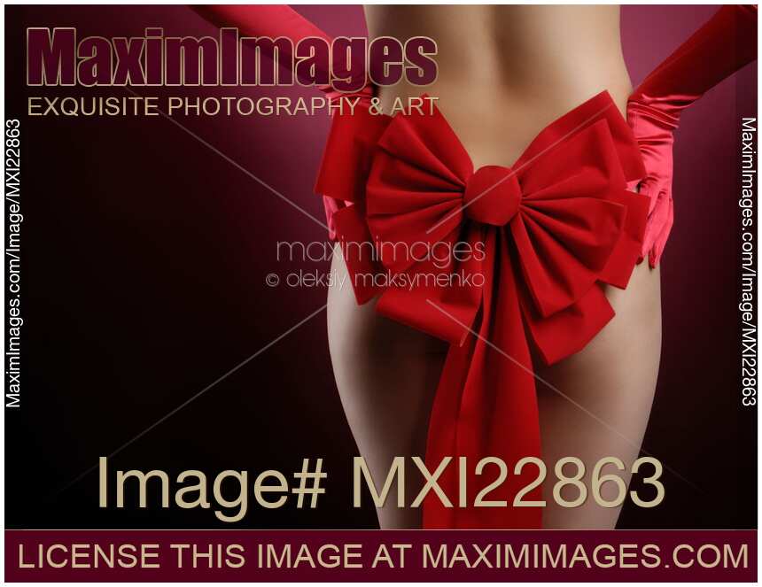 Woman with a Christmas Bow