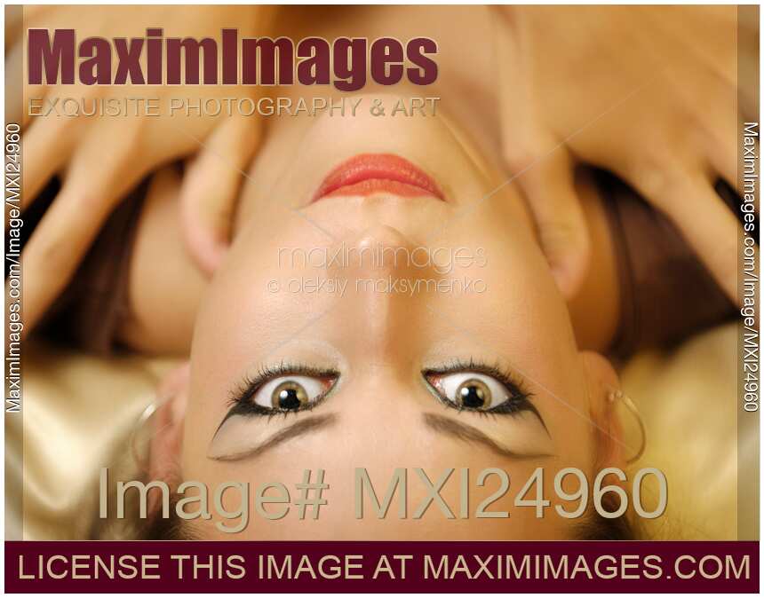 Woman with beautiful eyes