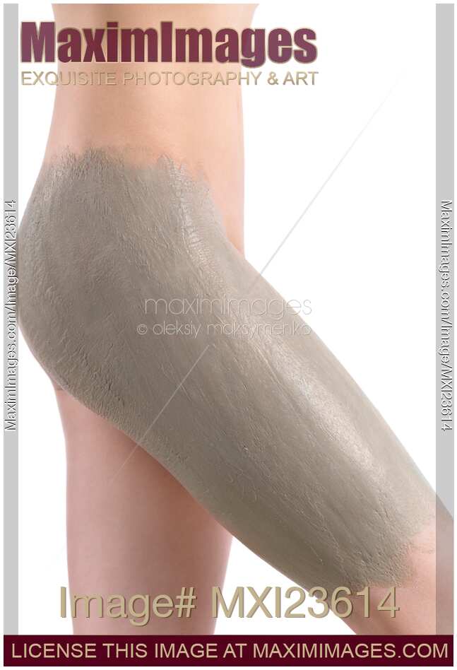 Woman With Bentonite Clay Body Mask