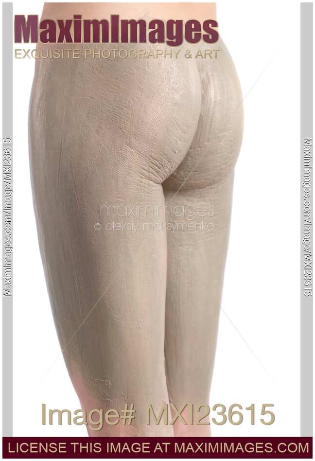 Woman With Bentonite Clay Body Mask