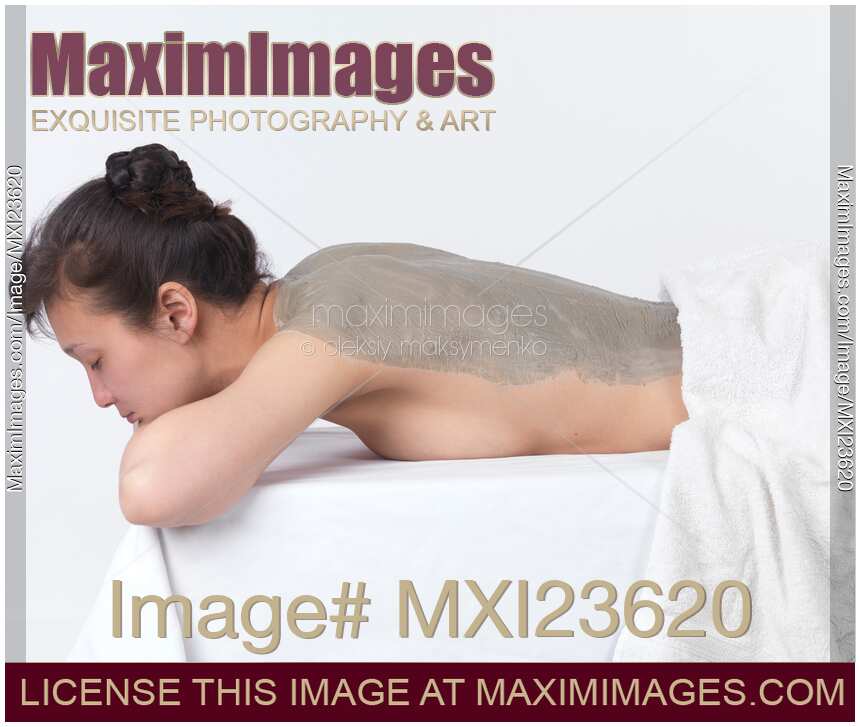 Woman With Bentonite Clay Body Mask