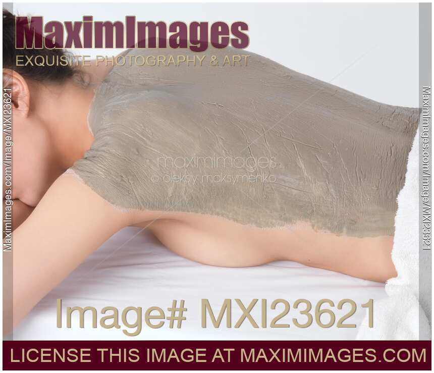 Woman With Bentonite Clay Body Mask