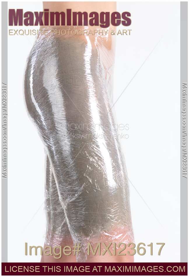 Woman With Bentonite Clay Body Wrap