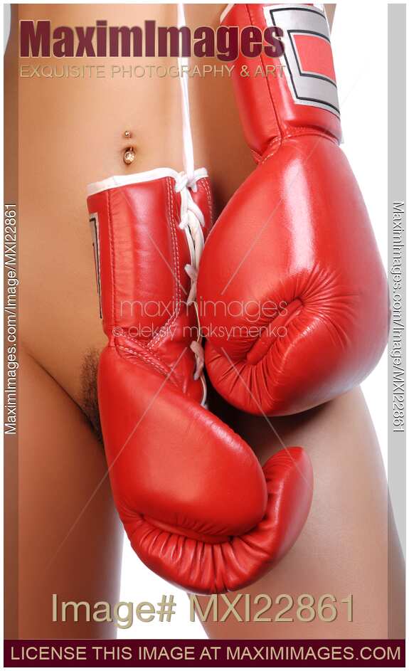 Woman with Boxing Gloves
