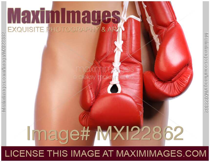 Woman with Boxing Gloves