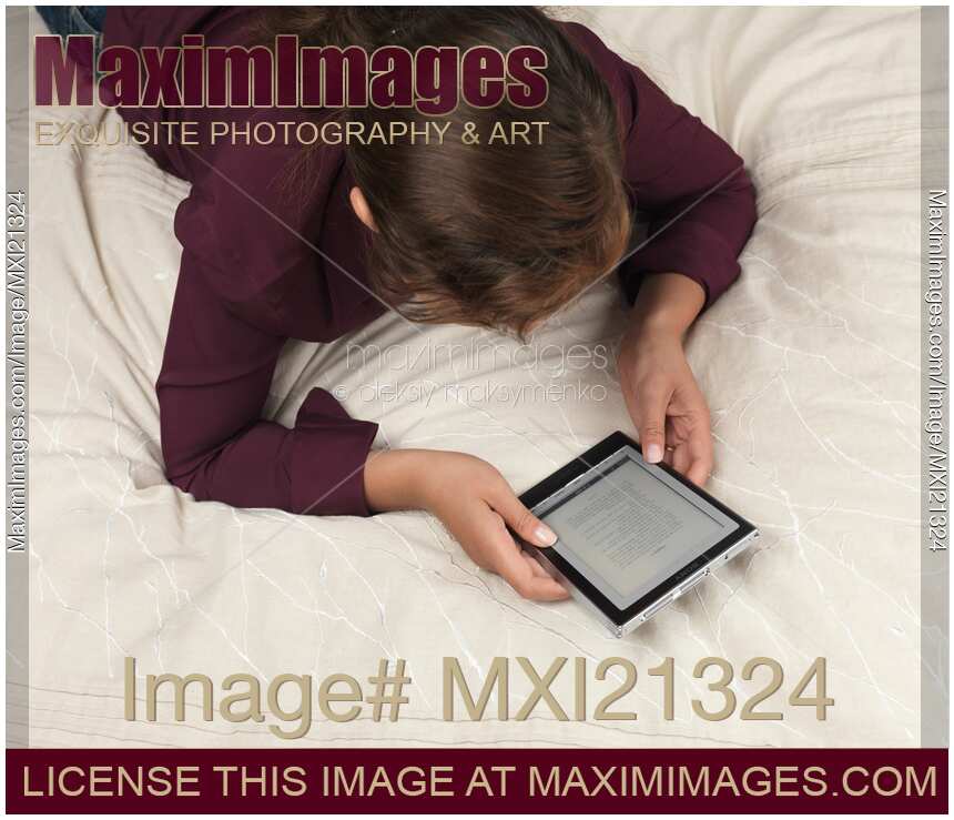 Woman with Sony Reader
