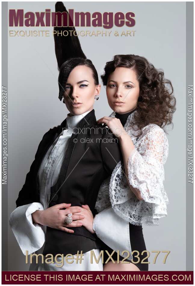 Women with Creative Hairstyle