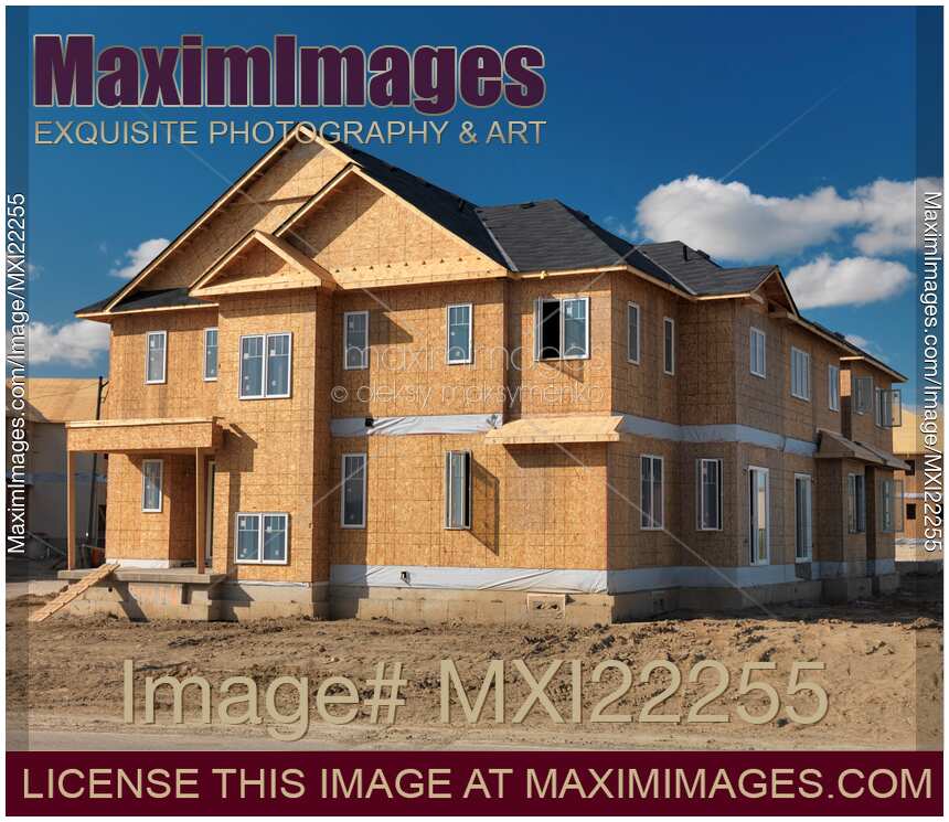 Wooden-Fame House Under Construction