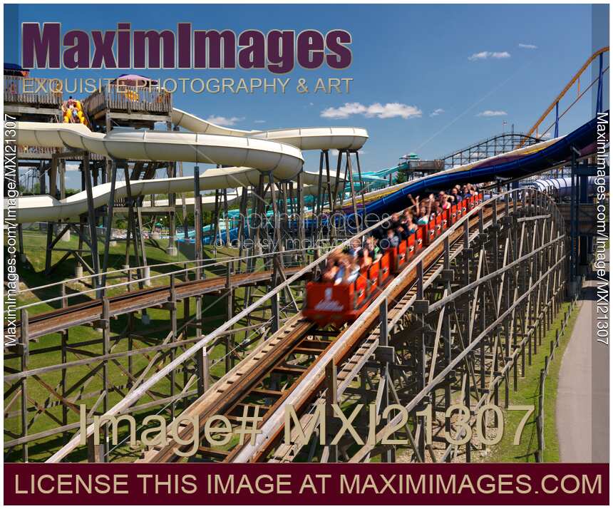 Wooden Roller Coaster at Canada's Wonderland