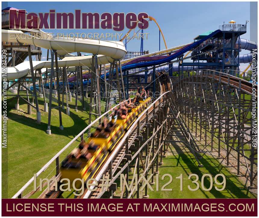 Wooden Roller Coaster at Canada's Wonderland
