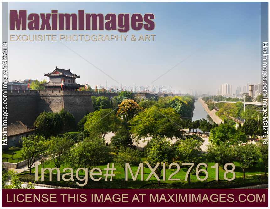 Xi'an city wall China