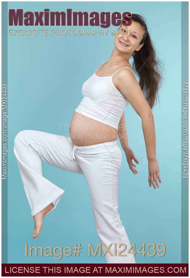 Young Active Pregnant Woman