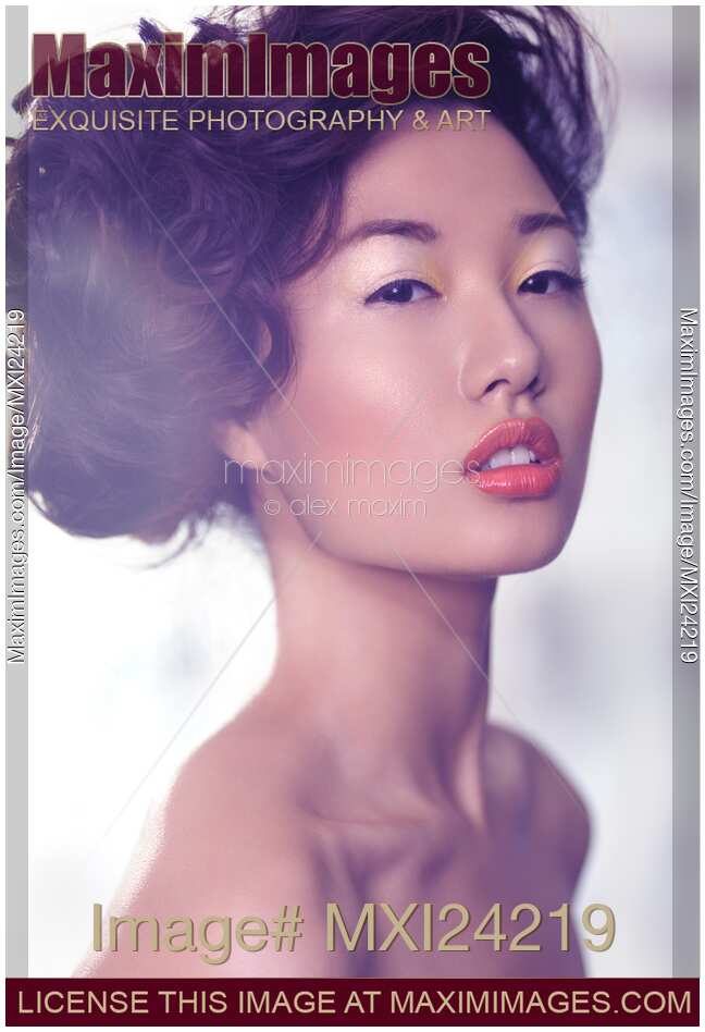 Young asian woman beauty portrait
