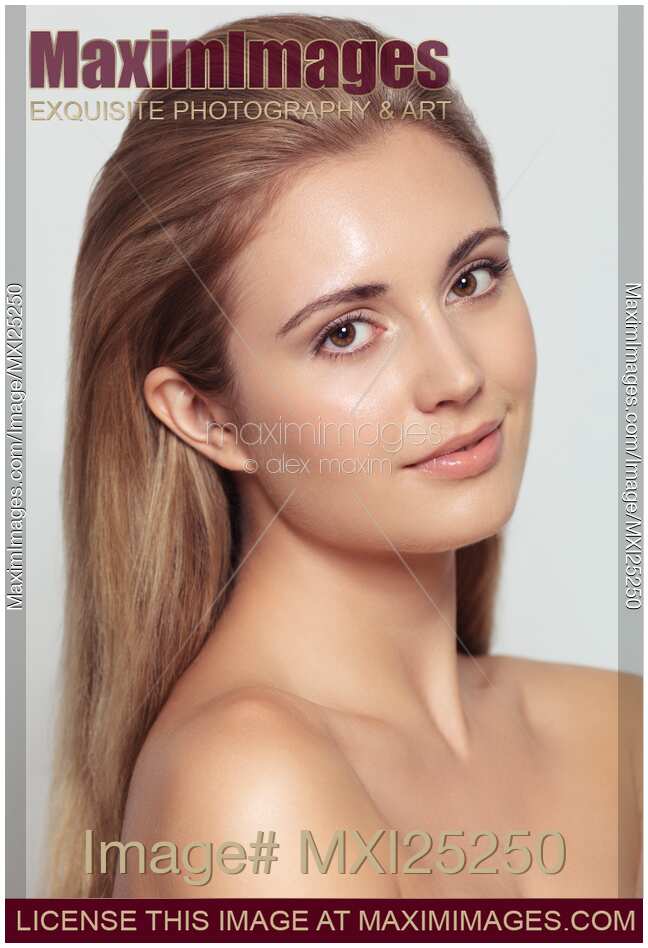 Young beautiful smiling woman portrait