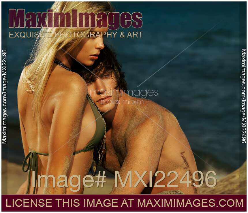 Young Couple Sensual Portrait